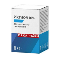 Ихтиол крем 10% 25г фото