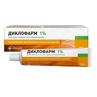Диклофарм гель 1% 30г фото