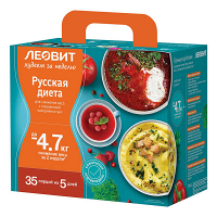 Леовит "Худеем за неделю" набор "Русская диета" 823г фото