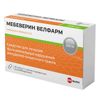 Мебеверин Велфарм капсулы 200мг фото