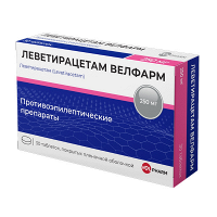Леветирацетам Велфарм таблетки 250мг фото