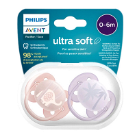 Philips AVENT соска пустышка Ultra Soft 0-6 месяцев SCF091/09 фото