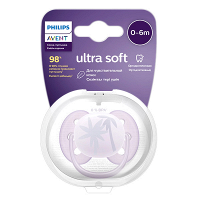 Philips AVENT соска пустышка Ultra Soft 0-6 месяцев SCF092/03 фото