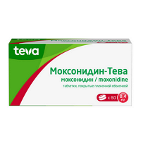 Моксонидин-Тева таблетки 0,4мг фото