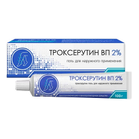 Троксерутин ВП гель 2% 100г фото