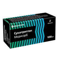 Суматриптан Медисорб таблетки 100мг фото