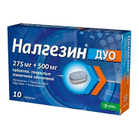 Налгезин Дуо таблетки 275мг+500мг фото