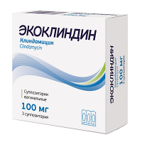 Экоклиндин суппозитории 100мг фото