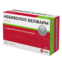 Небиволол Велфарм таблетки 5мг фото