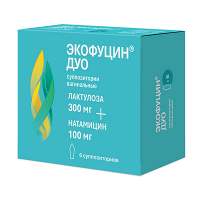 Экофуцин Дуо суппозитории 300мг+100мг фото