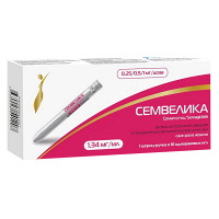 Семвелика раствор для инъекций 0,25/0,5/1мг/доза 3мл фото