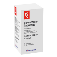 Иринотекан-Промомед концентрат для приготовления инъекционного раствора 20мг/мл 11,5мл фото