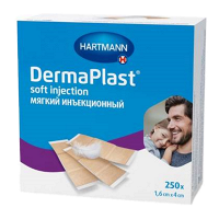 Hartmann "DermaPlast" пластырь Soft мягкий инъекционный 1,6х4см фото