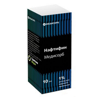 Нафтифин Медисорб раствор 1% 10мл фото