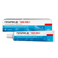 Гепарин ДС гель 1000МЕ/г 40г фото