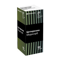 Цетиризин Медисорб капли 10мг/мл 20мл фото
