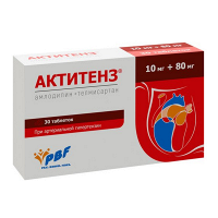 Актитенз таблетки 10мг+80мг фото