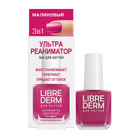 Librederm "Nail Care" лак для ногтей Ультрареаниматор Малиновый 10мл фото