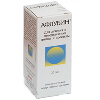 Афлубин капли гомеопатические 20мл фото