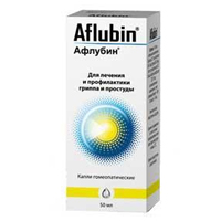 Афлубин капли гомеопатические 50мл фото