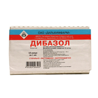 Дибазол раствор для инъекций 1% 1мл фото