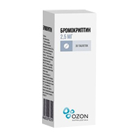 Бромокриптин таблетки 2.5мг фото