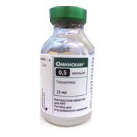 Омнискан раствор для инъекций 0.5ммоль/мл 15мл фото