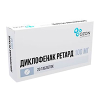 Диклофенак ретард таблетки 100мг фото