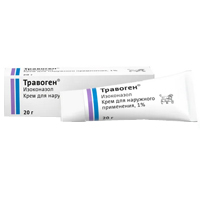Травоген крем 1% 20г фото