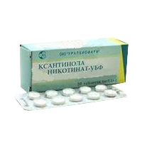 Ксантинола никотинат-УБФ таблетки 150мг фото