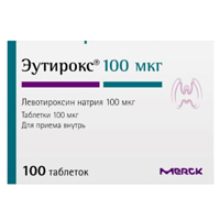 Эутирокс таблетки 100мкг фото