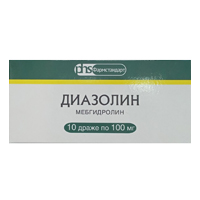 Диазолин драже 100мг фото