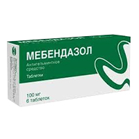 Мебендазол таблетки 100мг фото