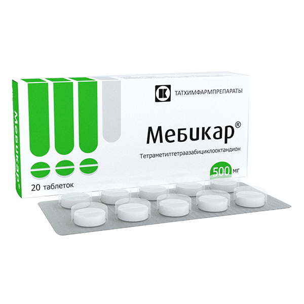 Мебикар таблетки 500мг фото