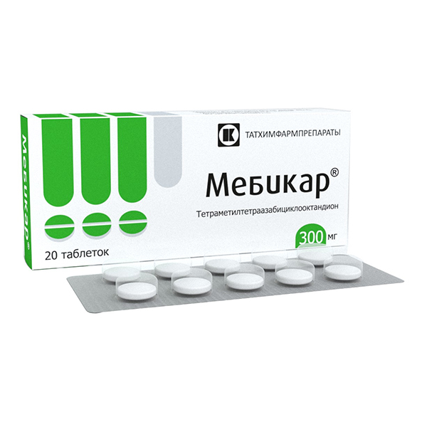 Мебикар таблетки 300мг фото