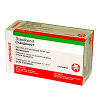 Скандонест раствор для инъекций 30мг/мл 1.8мл фото