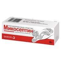 Микосептин мазь 30г фото