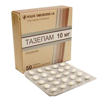 Тазепам таблетки 10мг фото