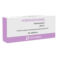 Новокаинамид таблетки 250мг фото