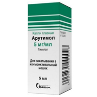 Арутимол капли глазные 5мг/мл 5мл фото
