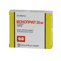 Моноприл таблетки 20мг фото