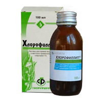 Хлорофиллипт раствор спиртовой 1% 100мл фото