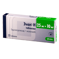 Энап-H таблетки 25мг+10мг фото