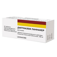 Дилтиазем Ланнахер таблетки 180мг фото