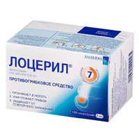 Лоцерил лак для ногтей 5% 5мл фото