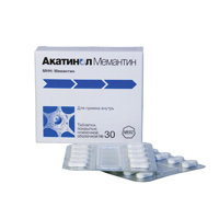 Акатинол Мемантин таблетки 10мг фото