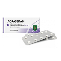 Лоразепам таблетки 1мг фото