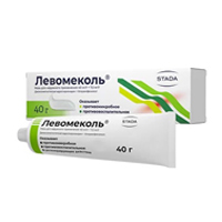Левомеколь мазь 40мг/г+7,5мг/г 40г фото