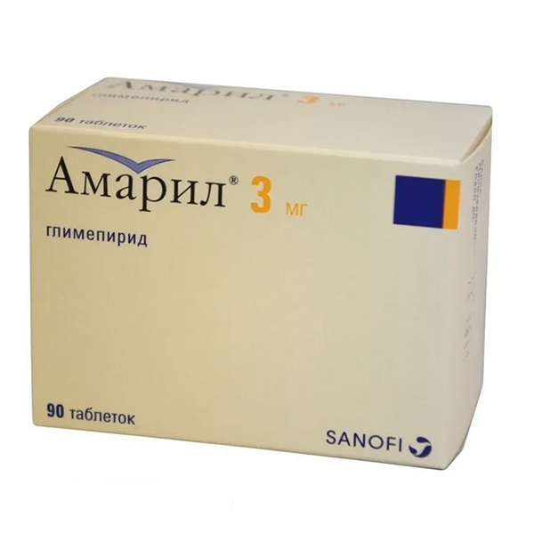 Амарил таблетки 3мг фото