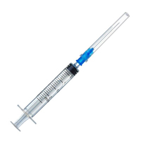 Шприцы "Луер" 2А с иглой 2мл уп фото